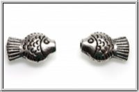 Spacer "Little Fish", 15x9x5mm, antiksilberfb., Tibetsilber, 1 Stk.