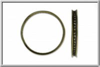 Bead Frame "Kreis", AMORACAST, 30mm, antikmessingfb., Metall, 1 Stk.