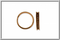 Bead Frame "Kreis", AMORACAST, 19,5mm, antikkupferfb., Metall, 1 Stk.