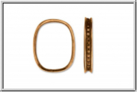 Bead Frame "Rahmen", AMORACAST, 24x19mm, antikkupferfb., Metall, 1 Stk.