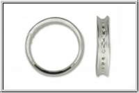 Bead Frame "Kreis", AMORACAST, 16,5mm, silberfb., Sterling Silber, 1 Stk.