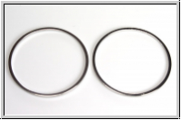Ring "einfach", flach, 30mm, silberfb., Metall, 1 Stk.