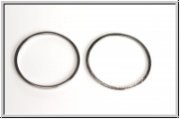 Ring "einfach", flach, 25mm, silberfb., Metall, 1 Stk.
