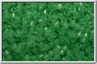 DB1414, MIYUKI Delica, 11/0, mint, trans., 5g