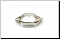 Magnetverschluss "RALAKI", CYMBAL, 6,9x14,8mm, versilbert, Metall, 1 Stk.