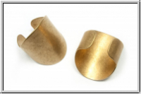 Fingerring "Zigarrenband", Durchmesser ca. 19mm, antikmessingfb., Messing, 1 Stk.