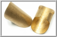 Fingerring "Zigarrenband, gro�", Durchmesser ca. 19mm, antikmessingfb., Messing, 1 Stk.