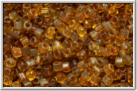 TCS-15-0301fY, TOHO Cubes, 1,5mm, smoke topaz, trans., picasso, matte, 5g
