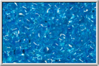 MiniDuo Beads, MATUBO, 2,5x4mm, aqua, trans., 5g