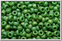 RR-11-4700, MIYUKI Rocailles, 11/0, shamrock, op., glaze, matte, AB, 10g