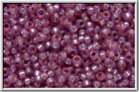 RR-15-4246, MIYUKI Rocailles, 15/0, lilac (dyed), trans., silver-ld., duracoat, 5g