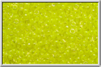 RR-15-1119, MIYUKI Rocailles, 15/0, crystal, trans., luminous limeade-ld., 5g