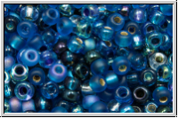 RR-08-Mix-c19, MIYUKI Rocailles, 08/0, Mix "Deep Blue Sea", 10g