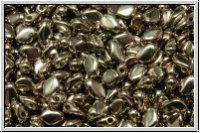 Gekko�-Beads, 3x5mm, crystal, trans., full argenitc, 50 Stk.