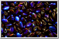 Gekko�-Beads, 3x5mm, black, op., full azuro, 50 Stk.