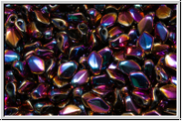 Gekko�-Beads, 3x5mm, black, op., full sliperit, 50 Stk.