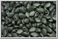 Gekko�-Beads, 3x5mm, hematite, met., matte, 50 Stk.