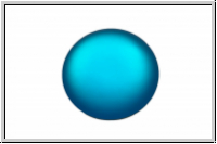 Cabochon, LUNASOFT, 24mm, capri blue, 1 Stk.