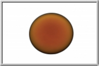 Cabochon, LUNASOFT, 24mm, dark topaz, 1 Stk.