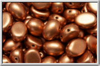 Candy-Beads�, oval, PRECIOSA, 6x8mm, copper, met., satin, 20 Stk.