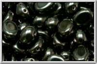 Candy-Beads�, oval, PRECIOSA, 6x8mm, black, op., 20 Stk.
