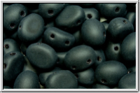 Candy-Beads�, oval, PRECIOSA, 6x8mm, black, op., matte, 20 Stk.