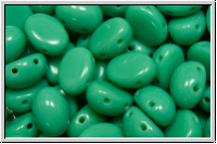Candy-Beads�, oval, PRECIOSA, 6x8mm, turquoise, op., 20 Stk.