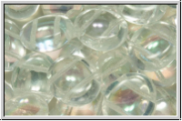 Candy-Beads�, oval, PRECIOSA, 10x12mm, crystal, trans., rainbow, 10 Stk.