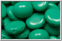 Candy-Beads�, oval, PRECIOSA, 10x12mm, turquoise, op., 10 Stk.