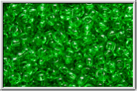 PR-11-50100, PRECIOSA Rocailles, 11/0, green, lt., trans., 20g