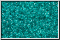 PR-11-01165, PRECIOSA Rocailles, 11/0, crystal, trans., solgel blue-turquoise-2, 20g
