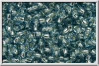PR-11-78232, PRECIOSA Rocailles, 11/0, crystal, trans., solgel azur-1, silver-ld., 20g