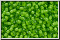 PR-11-55226, PRECIOSA Rocailles, 11/0, olivine, lt., trans., white-ld., 20g