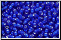 PR-11-35086, PRECIOSA Rocailles, 11/0, cobalt, trans., white-ld., 20g