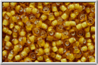 PR-11-15056, PRECIOSA Rocailles, 11/0, topaz, lt., trans., white-ld., 20g