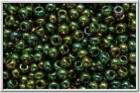 PR-11-19155, PRECIOSA Rocailles, 11/0, green, met., iris., 20g
