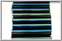 PRBU-40/3-2398A, PRECIOSA Bugles, 40x3mm, black, op., AB, 25 Stk.