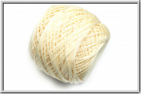 H�kelgarn, St�rke 10, Farbe 7104, light cream, 20 g