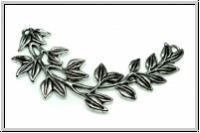 Anh�nger "Olivenzweig" (Statement), 80x29x3mm, antiksilberfb., Metall, 1 Stk.