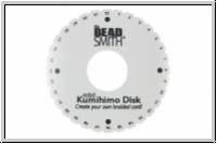 Kumihimo-Scheibe, rund, klein, d�nn, 32 Schlitze, 1 Stk.