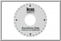 Kumihimo-Scheibe, rund, gro�, d�nn, 32 Schlitze, 1 Stk.