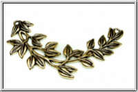Anh�nger "Olivenzweig" (Statement), 80x29x3mm, antikgoldfb., Metall, 1 Stk.