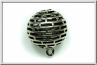 Anh�nger "Ball" (Statement), 29x25mm, antiksilberfb., Metall, 1 Stk.