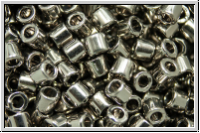 DBL0021, MIYUKI Delica, 08/0, nickel plated, met., 5g