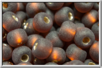 b�hm. Rocailles, 05/0, topaz, smoke, trans., silver-ld., matte, 10g