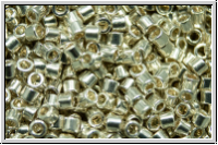 DBM0035, MIYUKI Delica, 10/0, silver, galv., met., 5g