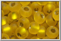 b�hm. Rocailles, 05/0, yellow, trans., silver-ld., matte, 10g