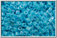SBS-18-0482, MIYUKI Squares, 1,8mm, aqua, op., AB, 5g