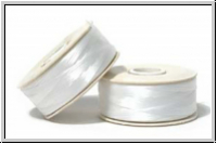 NYMO, Size00, Beading Thread, Nylon-F�delgarn, white, 1 Spule