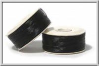 NYMO, Size00, Beading Thread, Nylon-F�delgarn, black, 1 Spule